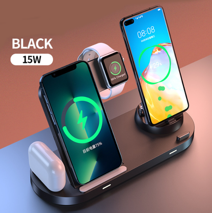 3in1 Wireless Charger Watch, EarPods , Phone